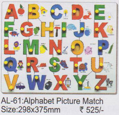 Manufacturers Exporters and Wholesale Suppliers of Alphabet Picture Match New Delhi Delhi